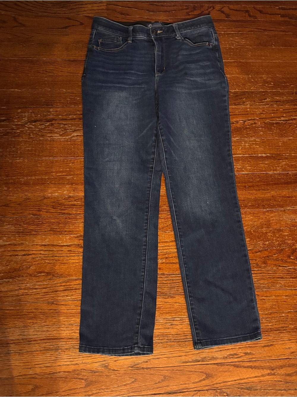 Democracy Women’s Dark Indigo Straight-Leg Jeans Size 12